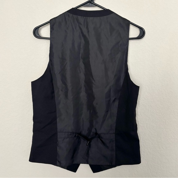 H&M Slim Fit Dress Vest Mens 34R V-Neck Front Button Viscose Polyester Formal - Picture 6 of 12